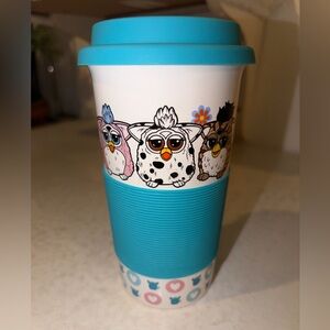 Hasbro Furby ceramic travel mug, sold in gift sets as a limited edition item